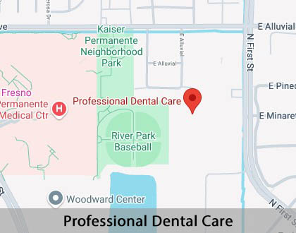 Map image for Cosmetic Dental Services in Fresno, CA